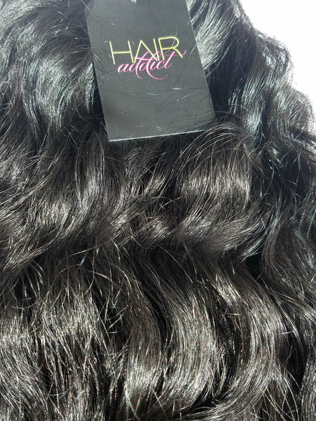 Indian Virgin Wavy Clip On Set